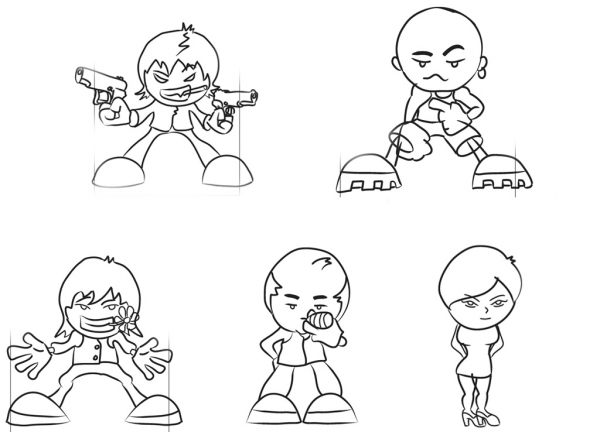 Creation of We are Family...: Step 2